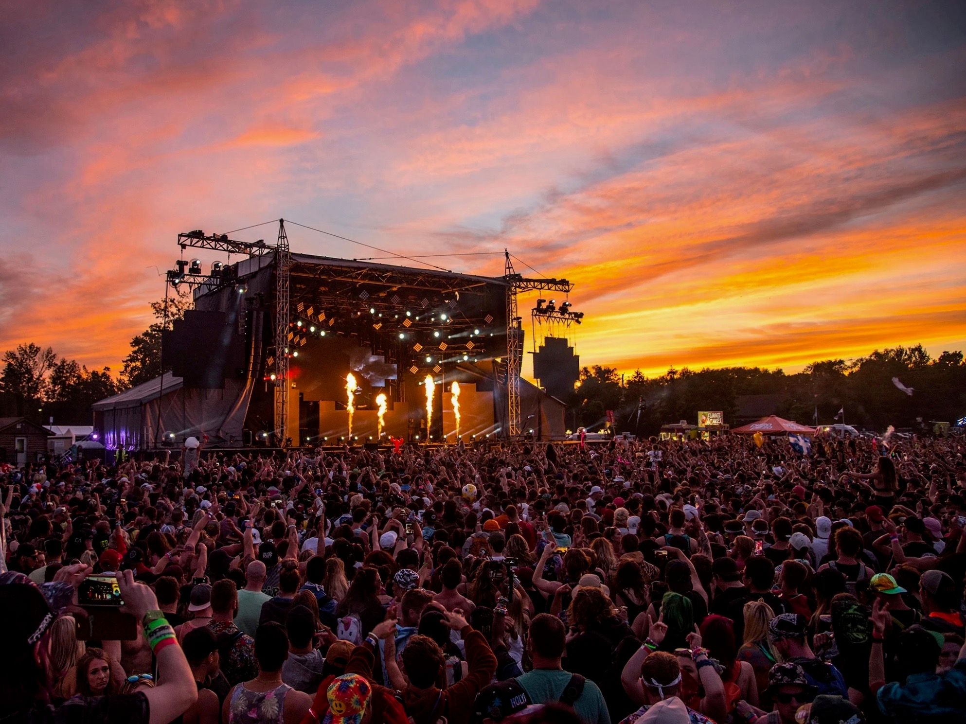 Ever After Music Festival main stage, Kitchener