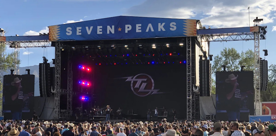 Seven Peaks Festival Flies High with PK Sound
