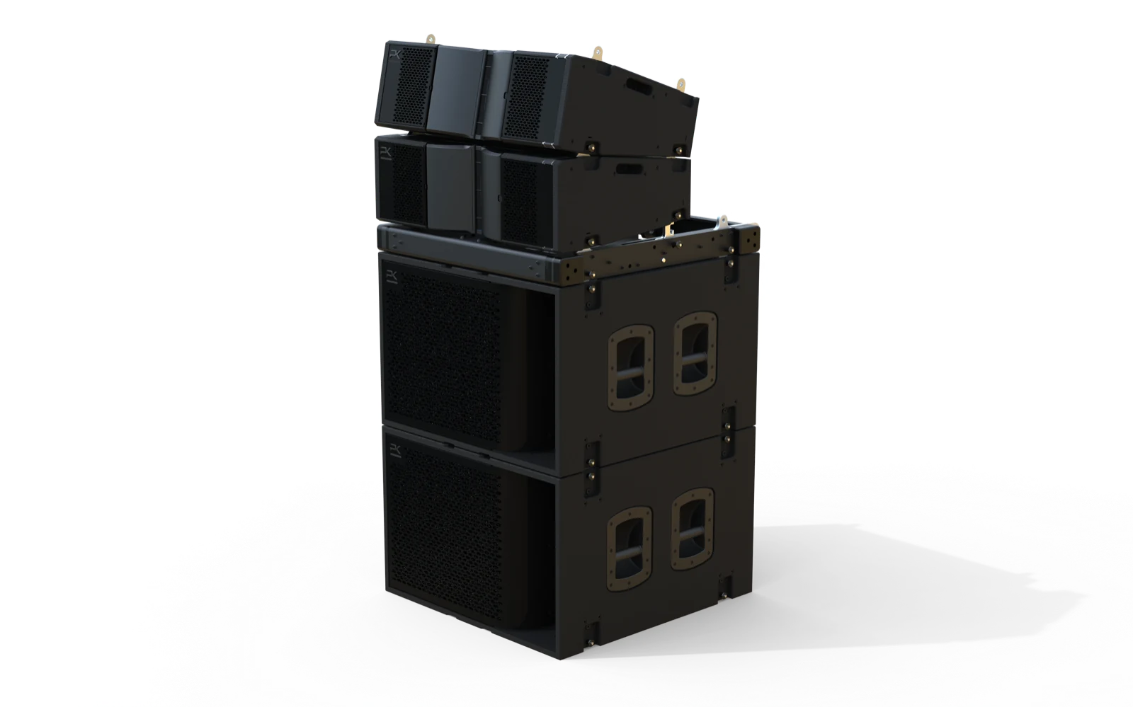 Two T8 over two T18 ground stack