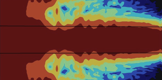 T8 measured horizontal isobars at the 120 degree setting – constant beamwidth across frequency